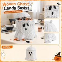 Halloween Woven Candy - 2117 cm Container for or Party Decorations One Size