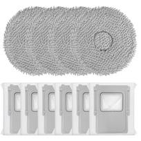 For DJI ROMO S, ROMO A, And ROMO P Robotic Vacuum Cleaner Accessory Set Includes 4 Mop Pads And 6 Dust Bags. China Mainland