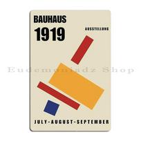 Bauhaus Ausstellung  Metal Signs Cinema Decoration Cinema Garage Custom Tin Sign Poster 20x30cm（7.8x11.8inch）