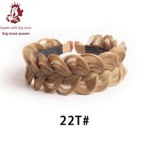 New Style Cable Knit Hair Wig Cap Simulation Hair Width Expansion Weave White Cover High Top Accessories Handmade Clip 22T