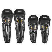 Motorcycle Knee Pads Motocross Racing Protective Gear Knee Elbow Guards Outdoor Sport Equipment Motorbike Protector Anti-Fall SLT1201 Black