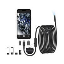IOS Android Endoscope Camera 8MM Single/Dual Lens Automotive Boroscope Inspection Device Camera For Apple Iphone IOS Smart Phone 8mm Single Lens