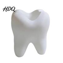No Burrs Pen Holder Toothbrush Holder 3D Printed Tooth Shape Storage Organizer Wide Bathroom Organizer Mouth Large Capacity for Desk