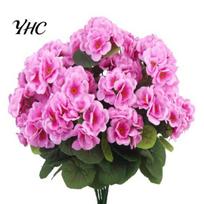 Durable Faux Flowers Artificial Begonias Bunch Reusable Wedding Party Decor Outdoor Landscape Plants Fake Begonia for Home Interior Garden Porch