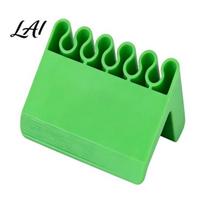 Wire Organizer for Desk 3D Printed Multi-Slot Cable Holder Desktop Cord Organizer Clip with Wave-Shaped Slots Stable Manager Nightstand, žalia