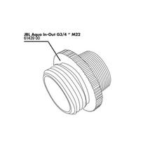 Adapteris JBL Aqua In-Out Metall Adapter G3/4 M28/M22