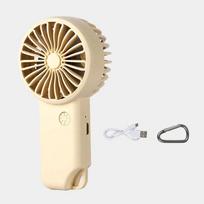 Nešiojamas Mini Ventiliatorius Įkraunamas USB Įkrovimas Rankinis Ventiliatorius Integruota 500 mAh Baterija 3 Greičių Galia Laukui Biurui Sportui Kelionėms smėlis