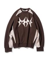 Mass Known Mn Dart Sporty Reverse Sweat Shirts Mfhcr001-Br Brown/L