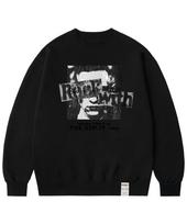 Graver Ordinary [Odnr-Unisex] Rockwith Punk Sweatshirt_Black Black/L