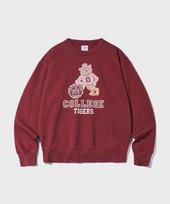 Outstanding V.S.C Sweat(College Tigers)_Wine Wine/Xl