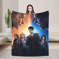Zombiai 4 Vamzdyrių aušra Antklodė Šilta Minkšta Naujoviška Pliušinė Mesti ant sofos lovos Flanelinė Lovatiesė Lovos uždangalas Size: 75*100cm, Weight: 230 GSM brown