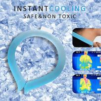 Cooling Neck Ring Safe High-strength Lightweight Ice Pillow Wearable Neck Cool Tube S