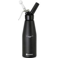 Syfon do bitej śmietany n2o kitchen line zestaw + 3 końcówki 0.98l - czarny