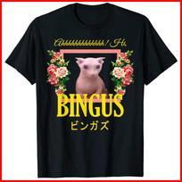 Bingus Tee Black Cotton T-Shirt S-5XL XL