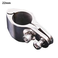 1PC 22mm-50mm 316 Stainless Steel Fitting Boat Bimini Top Hinged With 2 Screws Jaw Slide Easy Install Marine Hardware 22mm