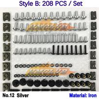 268PCS Fairing Bolts Screws Kit For KAWASAKI NINJA Z650 2020-2022 Z-650 Z 650 CC 20 21 22 2020 2021 2022 Body Screw Bolt Nuts No. 12