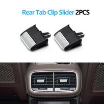Car Rear Console Air Vent Outlet Grille AC Tab Clip Repair Kit Outer Frame For Benz  GLS GLE W167 350 400 450 500 580 2020-2025 Tab Clip 2PCS black