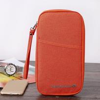 RFID Passport Bag Travel Cards Tickets Organizer New Passport Holder  Travel Accessories oranžinė