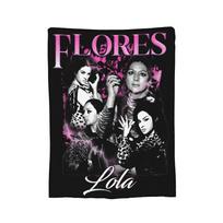 Lola Flores If you want to leave me vintage Blankets Flannel Funny Breathable Throw Blanket for Home Autumn/Winter, Size: 75*100cm, Weight: 230 GSM