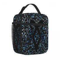 Bestselling Shadowhunters Rune - Pattern Texture With Vanishing Space Print Nylon Lunch Bag Train Ride Insulated Lunch Bag One Size