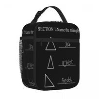 Bestselling Name The Triangles T Shirt Funny Math Teacher Gift Retro Insulated Food Bag Airport Travel Lightweight Lunch Bag One Size