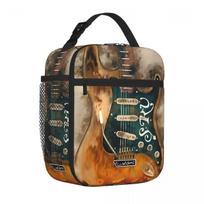 Bestselling Stevie Ray Vaughan S Electric Guitar Foldable Design Insulated Snack Tote Daily Outdoor Food Cooler Bag One Size