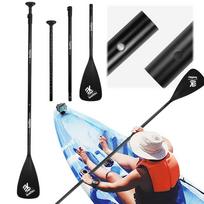 3-Piece Detachable SUP Paddle Adjustable Length Stand Up Paddleboard Paddles Single Head Paddle for Outdoor Water Sports