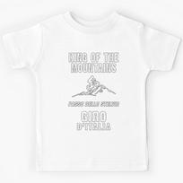 PASSO DELLO STELVIO King of the mountains Giro d`Italia For The Cycling Fans Kids T-Shirt 140