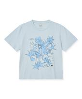 Brown Bless Bxm W Dream Tee - Light Blue Light Blue/S