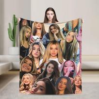 L-Lolas I-Indigos Super Soft Blankets Travel Office Plush Throw Blanket Pattern Couch Chair Flannel Bedspread Sofa Bed Cover Size: 75*100cm, Weight: 230 GSM