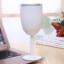 Nerūdijančio plieno izoliuotas vyno taurė su šiaudeliu ir dangteliu, su koteliu kelioninis puodelis, nerūdijančio plieno puodelis su šiaudeliu 501-600ml šviesiai pilka spalva
