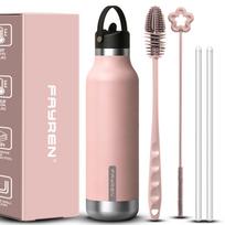 Stainless Steel Water Bottle Standard Mouth Lids Multiple Sizes Double Wall Vacuum Insulated Thermal Flask 750ml juoda