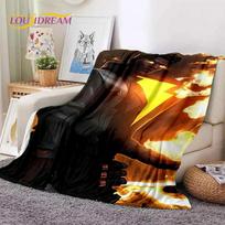 3D Newest VALORANT Cartoon Game Soft Flannel Blankets,Throw Blanket Comfortable Blanket for Picnic Beds Sofa Home Bedroom Gifts Size: 75*100cm, Weight: 230 GSM