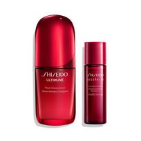 SHISEIDO Ultimune EC Limited Kit Serum (50mL) + Special Size Lotion (30mL) Set GelLiquid Type Green Floral Scent Anti-Aging Care Firmness Dryness