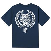 Khan 6312 Ktn0195 Pitbull Short Sleeve T-Shirt Navy Navy/L