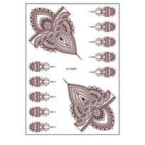 Snake Butterfly Water Transfer Decals Henna Tattoo Stickers Temporary Tattoo Body Art Sticker 02