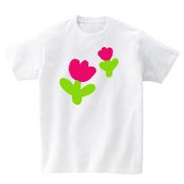 Awesome Us Small And Cute Tulips T-Shirts_4Color Black/Xxl