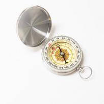 Pure Copper Compass  Pocket Watch Flip Cover Outdoor Mountaineering Multifunctional Luminous Color Box