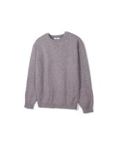 Notig Wool Blend Tweed Round Knit Purple_Okw2Swrl201Pl Purple/095