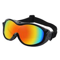 Single-Layer Ski Goggles Snowboarding Mountaineering UV Protection Windproof Outdoor Sports Eyewear Unisex Adult Black