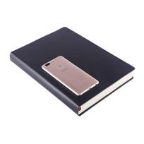 Thick A5 A6 A4 Pu Leather Hardcover Sketchbook Blank Inner Page Diary Notebook 660 Pages Writing Custom Gift (Black,660 Pages&A6) juoda