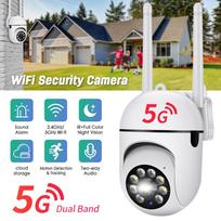 5G ir 2.4G dviejų juostų belaidė apsaugos kamerų sistema lauke namuose 5G Wifi naktinio matymo kamera 1080p HD EU Plug