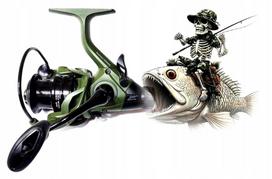 Karpių ritė CARP SLAYER DOMINATOR6000, 9+1 guoliai, su dovana