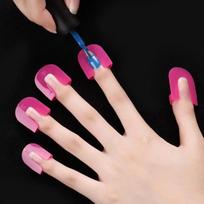 26pcs/set 10 Sizes G Curve Shape Varnish Shield Nail Protector Finger Cover Spill-Proof French Stickers Manicure Nail Art Tools 26pcs