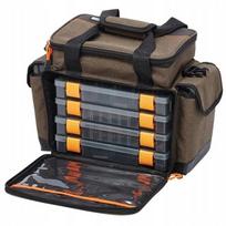 Žvejybinė kuprinė Savage Gear, 18 l, su 6 dėžutėmis, 30x40x20 cm