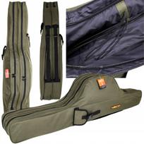 Meškerių dėklas Neco, 2 skyrių, 135 cm, standus neoprenas