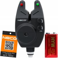 Žuvų signalizatorius NECO BASE CX1, gumuotas, su 9V baterija