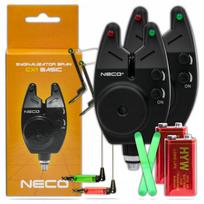 Signalizatorių ir svingerių rinkinys 2x BITE BEACON, 2x SWINGER, žvejybai nuo kranto