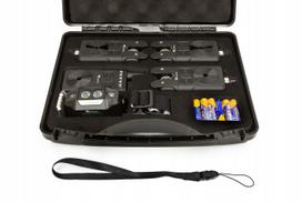 Signalizatorių rinkinys CRYSTAL RF 698 BLACK PRO PLUS, 3+1+1, su prožektoriumi