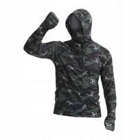 Vyrų apsauginis nuo saulės džemperis su veido uždanga, 4XL